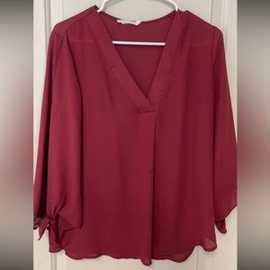 Loose fitting romantic blouse